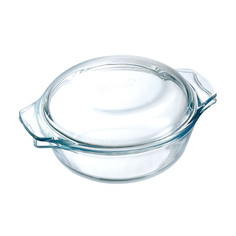 Кастрюля из жаропрочной стекла Pyrex с крышкой 1,1 л