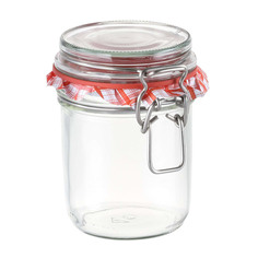 Стеклянная банка с зажимом Tescoma Della Casa 350 мл