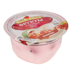 Десерт Аппетиссимо Фрукты в молочном креме Вишня 5,5% 150 г