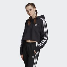 Укороченная худи adidas Originals