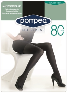 Колготки женские Pompea Microfibra 80 den черные 4