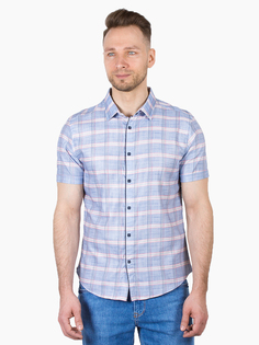 Рубашка мужская Dairos GD81100399 голубая XL