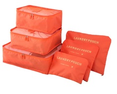 Комплект из 6 органайзеров Travelkin цвет оранжевый