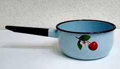 Дуршлаг эмалированный, 1,5 л (голубой) СтальЭмаль