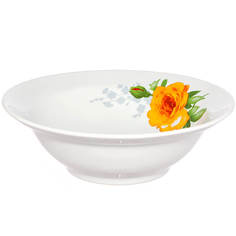 Миска Дулево Роза без отводки, 300 мл., фарфор