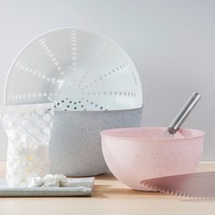 Дуршлаг PALSBY M Organic, 2 л, розовый Koziol