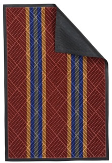 Коврик придверный Shahintex "LUX multicolor", 80х120 см, бордовый