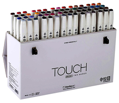 Набор маркеров TOUCH TWIN BRUSH цвета В 60 шт
