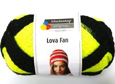 Пряжа "Schachenmayr original. Lova Fan", 80 м, 80 г, цвет: 00083, желтый, черный