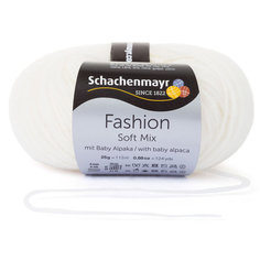 Пряжа "Schachenmayr Fashion. Soft Mix", 113 м, 25 г, цвет: 00001