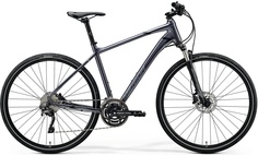 Городской велосипед Merida Crossway 500 (2020) размер рамы 47 см" Серо-черный