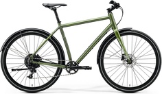 Городской велосипед Merida Crossway Urban 300 (2020) размер рамы 55 см" Зеленый
