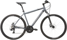 Городской велосипед Merida Crossway 10-MD (2020) размер рамы 48 см" Черно-серый