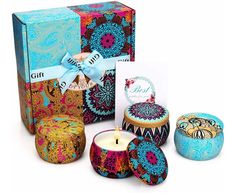 Подарочный набор ароматических свечей "For you"