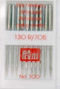 Иглы для швейных машин с плоской колбой, №100, 10 штук Prym