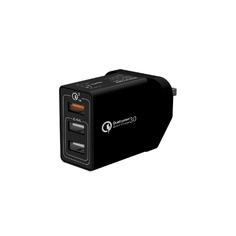 Сетевое зарядное устройство Promate Kraft-QC Qualcomm QC3,0 30W (black)