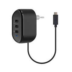 Сетевое зарядное устройство Promate Tornado-3C 3 USB 4,8A Black