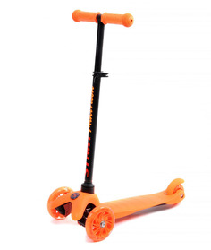 Самокат трехколесный "Slider", цвет: оранжевый China Bright