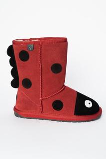 Угги EMU Australia для девочек, цв. красный, р-р 28