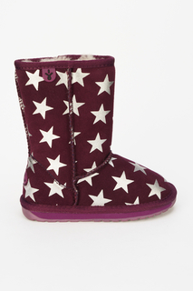 Угги EMU Australia для девочек, цв. бордовый, р-р 24