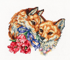 Набор для вышивания крестом Сделай своими руками "Счастливы вместе", 18x15 см, арт. С-49