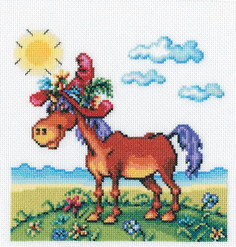 Набор для вышивания крестом РТО "Все дело в шляпе", 19x19 см, арт. С207 RTO