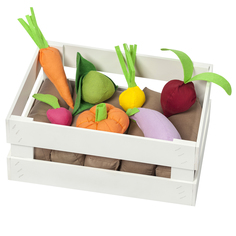 Набор овощей в ящике 12 предметов с карточками PAREMO PK320-18