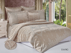 Комплект постельного белья Cleo Satin jacquard 31/114-SG, евро
