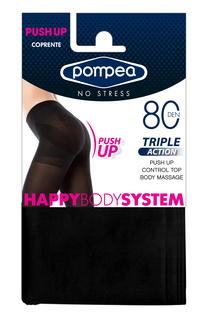 Колготки женские Pompea TRIPLE ACTION 80 den черные 4