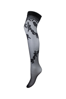 Чулки женские Trasparenze GOCCE DI LUNA (AUT) черные 3-4 IT