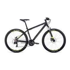 Велосипед 27,5" Forward Apache 27,5 3.0 disc AL Черный Матовый 19-20 г 17" RBKW0M67Q004