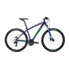 Велосипед 27,5" Forward Next 27,5 Темно-фиолетовый/Светло-зеленый 19-20 г 15" RBKW0M67R0