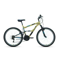 Велосипед 26" Altair MTB FS 26 1.0 18 ск Бежевый/Черный 19-20 г 18" RBKT0SN6P011