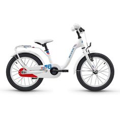 Велосипед Scool Nixe 16" steel (2018), white/blue/red 4008 S`Cool