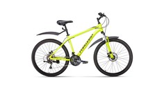 Горный велосипед Forward Hardi 26 2.0 Disc (2020) размер рамы 17" Светло-желтый
