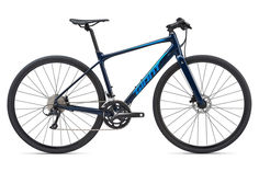 Городской велосипед Giant FastRoad SL 2 (2020) размер рамы 52 см" Синий