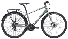 Женский велосипед Giant Alight 2 DD City Disc (2020) размер рамы 18" Серо-зеленый