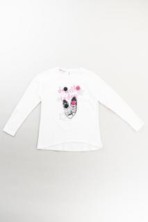 Джемпер Brums для девочек, цв. белый, р-р 10A