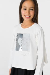 Джемпер iDO для девочек, цв. бежевый, р-р 164