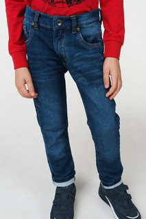 Джинсы iDO для мальчиков, цв. синий, р-р 116