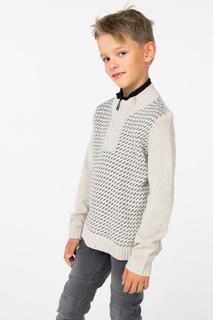Пуловер для мальчика Boboli, цв.бежевый, р-р 122