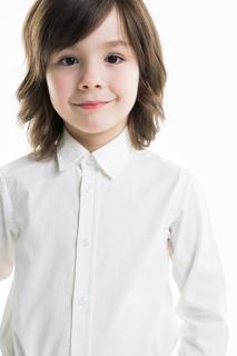 Сорочка для мальчика Brums, цв.белый, р-р 128