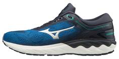 Кроссовки беговые Mizuno Wave Skyrise, 42, синий, тренировочный, синтетика