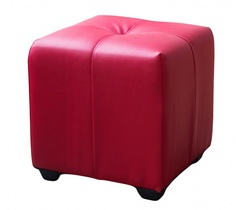 Пуф DreamBag Николь Красная ЭкоКожа