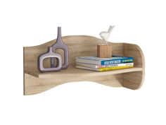 Настенная полка МФ Мастер Настенная полка Тея-1 Дуб Сонома