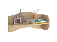 Настенная полка МФ Мастер Настенная полка Тея-1 Дуб молочный