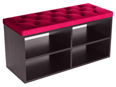 Обувница Милана Обувница HD 950*450*450 Bella 04 Красный, Венге Milana