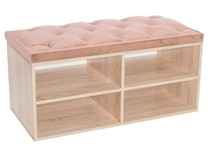 Обувница Милана Обувница HD 950*450*450 Bella 11 Бежевый, Дуб сонома Milana