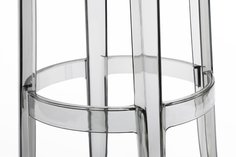 Барный стул Charles Ghost серый (FR 0106) Bradex