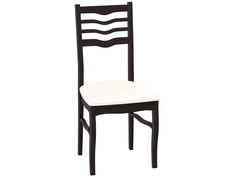 Кухонный стул ДИК Стул М16 Венге / Белая иск.кожа